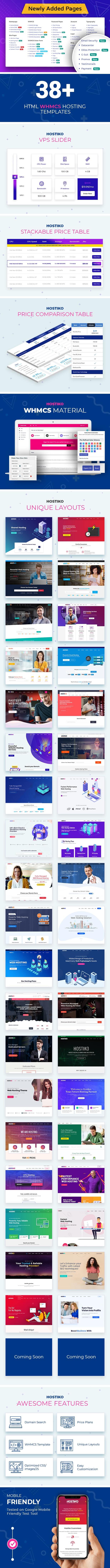 Hostiko - Hosting HTML & WHMCS Template With Isometric Design - 2