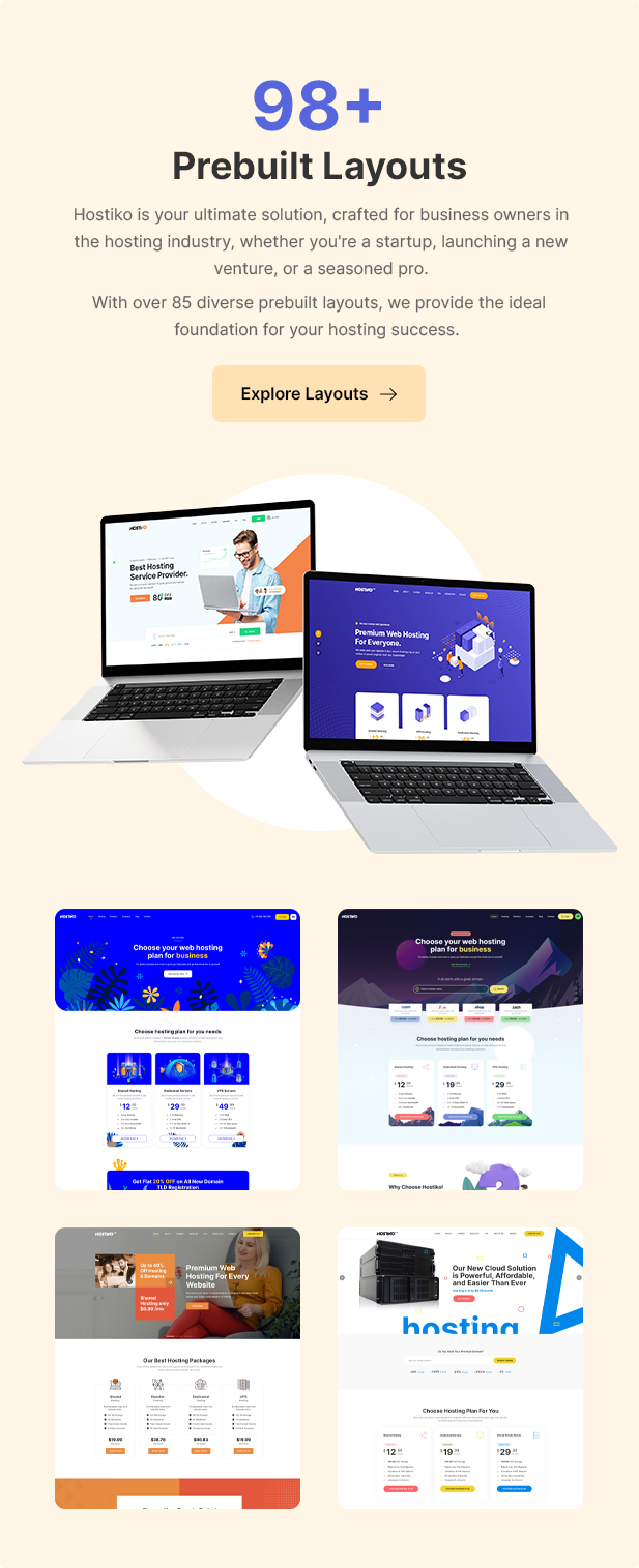 Hostiko - Hosting WordPress & WHMCS Theme