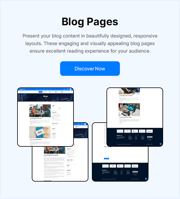 ResellPress | Web Hosting HTML & WHMCS Template