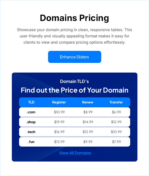 ResellPress | Web Hosting HTML & WHMCS Template