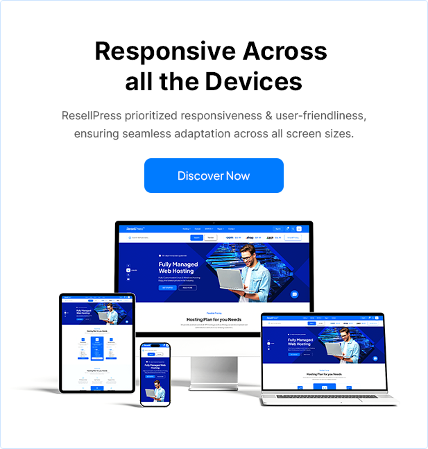 ResellPress | Web Hosting HTML & WHMCS Template