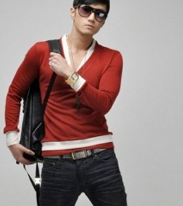 V-Neck Mixed Color