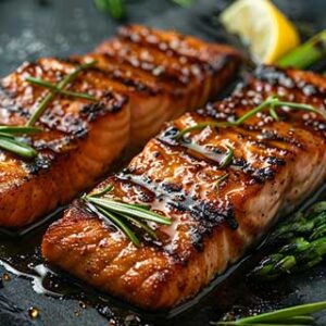Wood-Fired Salmon with Citrus Glaze