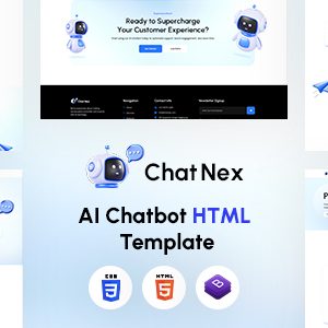 ChatNex - AI Chatbot HTML Template