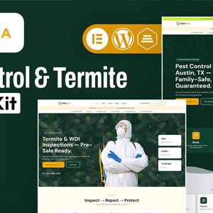 Pestoria - Pest & Termite Control Services Elementor Template Kit