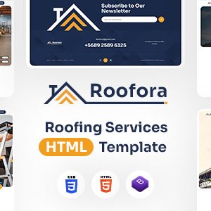 Roofora - Roofing Services HTML Template