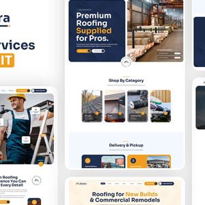 Roofora - Roofing Services Elementor Template Kit