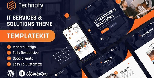 Technofy - IT Services & Solutions Elementor Template Kit