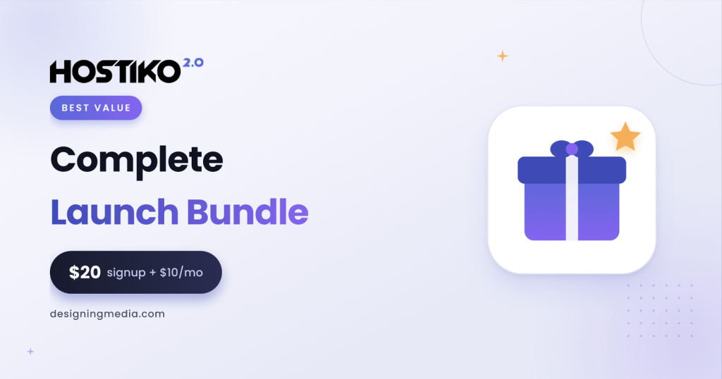 Hostiko Complete Launch Bundle (Yearly)