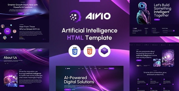 Aivio — Artificial Intelligence HTML Template