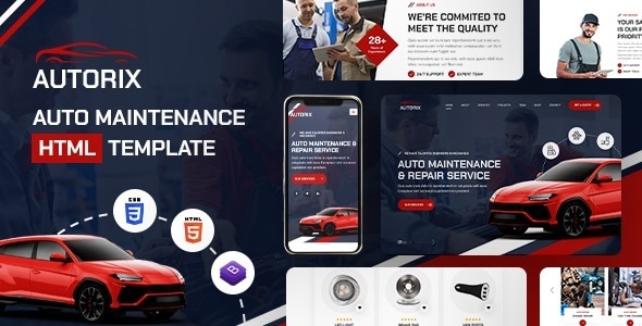 Autorix — Auto Services HTML Template