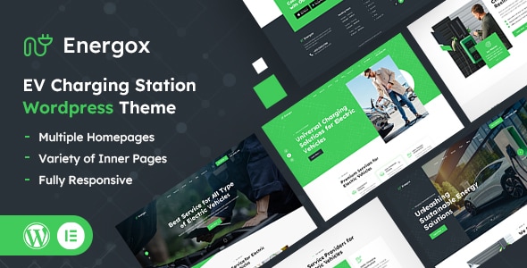 Energox - EV Charging Station WordPress Theme