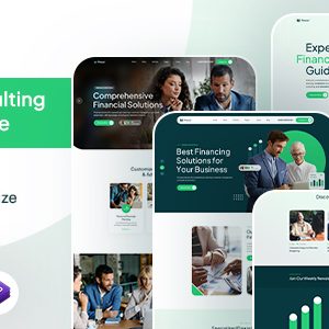 Finoza — Finance Accounting HTML Template thumbnail screenshot
