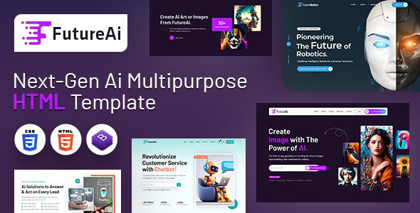 Future AI — Robotics Multipurpose HTML Template