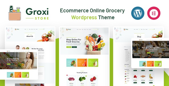 Groxi | Ecommerce Online Grocery Store WordPress Theme