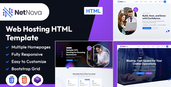 Netnova — Web Hosting HTML Template