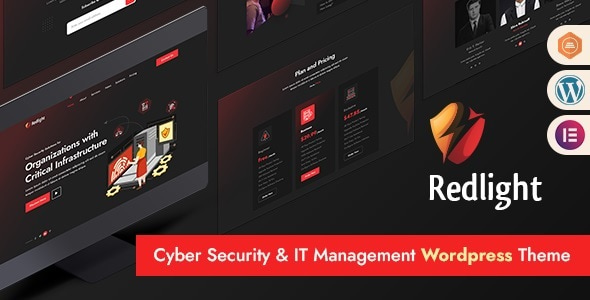 Redlight — Cyber Security & IT Management WordPress Theme
