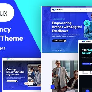 WebFlux — Digital Agency WordPress Theme thumbnail screenshot
