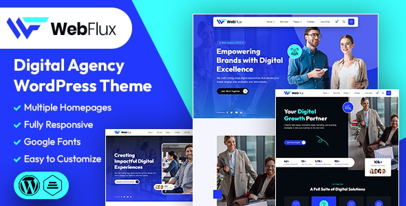 WebFlux — Digital Agency WordPress Theme